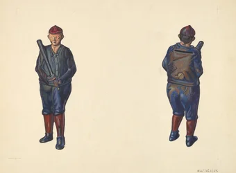 Baseballspelares myntbank, ca. 1938.