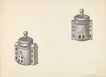 Byzantine Dome Coin Bank, ca. 1938.