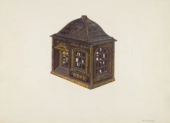 Hemsparbank, c. 1940.