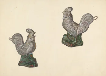 Rooster Coin Bank, ca. 1938.