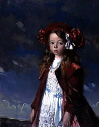 Porträtt av Miss Harmsworth, exh.1933