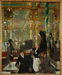 The Cafe Royal i London (målning på duk)