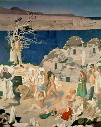 The Holy Well, 1916 (tempera på duk)