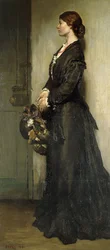 Damen i svart, 1901
