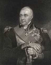 Amiral Edward Pellew, graverad av William Holly (1807-71) från 