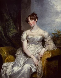 Porträtt av Louisa, Lady Lovaine, senare grevinna av Beverley (olja på duk)