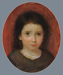Dotter till William Page Möjligen Anne Page, ca. 1837-38.