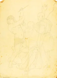 Mose, Aron och Hur på berget Horeb (påklädd studie)