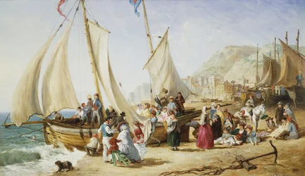 En dagsutflykt, Ramsgate, 1854