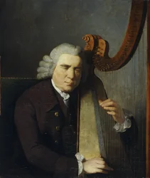 Den blinda harpisten, John Parry (olja på duk)