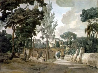 Forntida akvadukter nära Capodichino, Neapel, 1780-1782