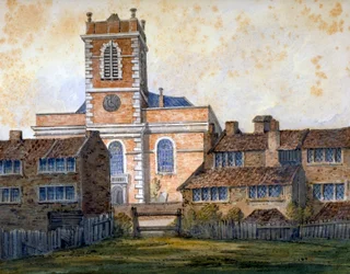 Church of St Matthew, Bethnal Green, London, c1815
