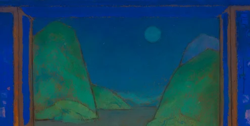 Sea Shore (scenografi för Alice i Underlandet, 1915)