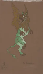 The Gryphon (kostymdesign för Alice i Underlandet, 1915)