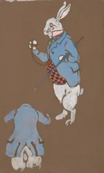 White Rabbit (kostymdesign för Alice i Underlandet, 1915)