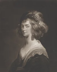Portrait of Susanna Lunden, sister of Helena Fourment, 1769.