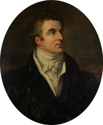Porträtt av hertigen av Wellington (1769-1852), ca 1789-1852 (olja på duk)