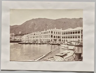 Utan titel (View on the Praya, looked east, Hong Kong)
