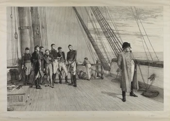 Napoleon på brädan "Bellerophon