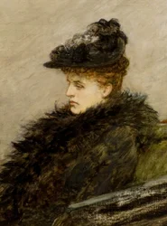 The Feather Boa, ca 1892 (olja på duk)