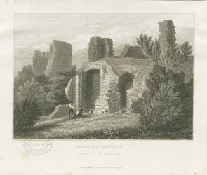 Dudley Castle - The Keep: gravyr, nd [c1831] (tryck)