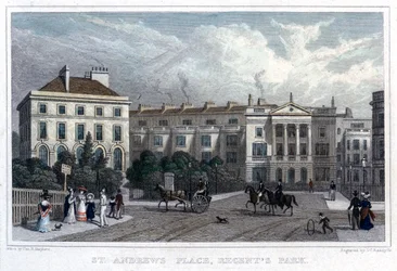 St Andrews Place, Regents Park, London, 1828.