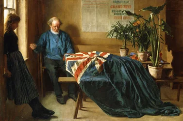 Förberedelser inför kröningsdagen, Chichester, omkring 1902