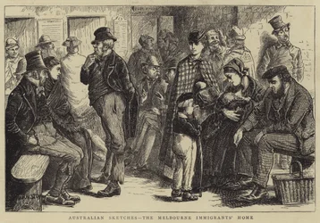 Australian Sketches, Melbourne Immigrants