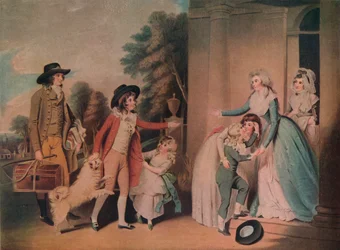 Dulce Domum eller återkomsten från skolan, 1790, 1919