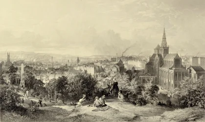 Glasgow från Necropolis