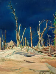 Blasted Trees (olja på duk)