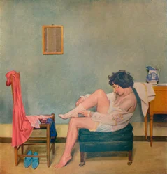 Girl Dressing, c1900-talet 1933