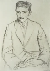 Porträtt av E.M. Forster (1879-1970)
