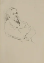 Porträtt av Moritz Rothenstein