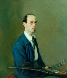 Självporträtt, ca 1906 (olja på duk)