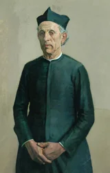 Village Priest (olja på duk)