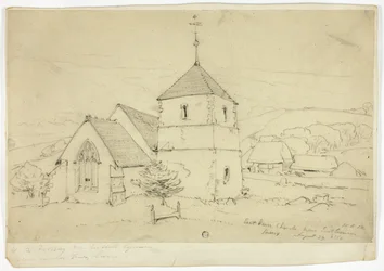 Eastham Church nära Eastbourne Sussex