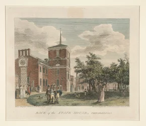 Baksidan av State House, Philadelphia
