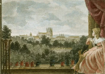 Mrs Cosway, Schomberg House, 80-82 Pall Mall, London, Storbritannien (färggravyr)