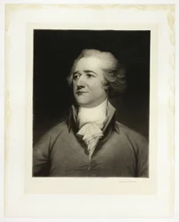 Porträtt av Alexander Hamilton