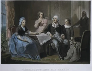 Washington och hans familj