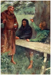 Robin Hood och den svarte munken, 1910