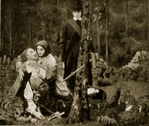 Cavalier and Puritan, illustration från 