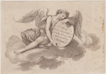 Byteskort för William Sharp, gravör, 1700-tal.