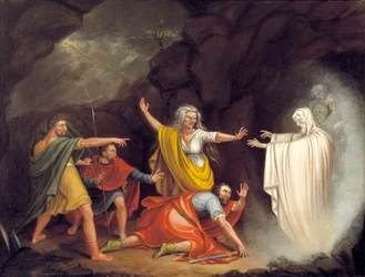 Saul och häxan från Endor, 1828.