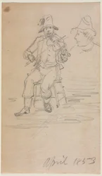 Den fidlande tiggaren, 1853.