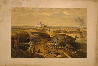 Det inre av Redan taget från dess vänstra yta, 1855