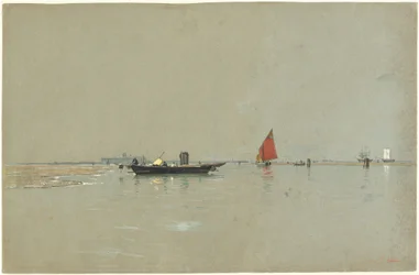 En venetiansk lagun