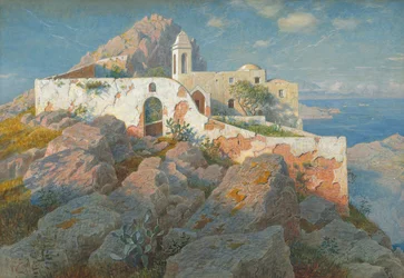 Santa Maria a Cetrella, Anacapri, ca 1892 (akvarell och gouache över grafit)