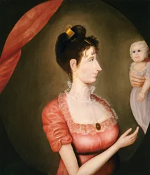 Den stolta modern, ca 1810 (olja på duk)